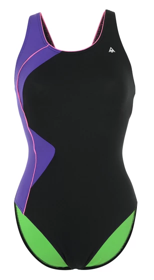 Aqua Shere Strój Pływacki Damski AMELIA black/purple rozmiar DE 36