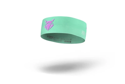 Incylence Opaska Headband V1 Narrow mint purple