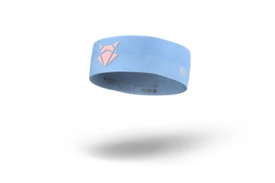 Incylence Opaska Headband V1 Narrow blue light pink