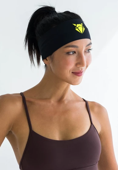 Incylence Opaska Headband V1 Narrow black canary